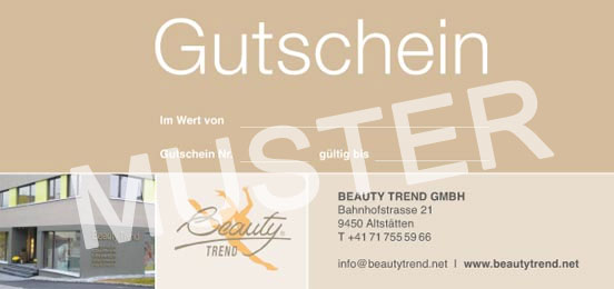 Beauty Trend Gutschein